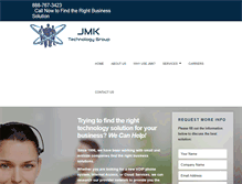 Tablet Screenshot of jmktechnologygroup.com